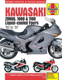 Kawasaki Zx900, 1000 & 1100 Liquid-Cooled Fours Motorcycle Repair Manual