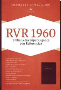 Rvr 1960 Biblia Letra Super Gigante, Borgona Imitacion Piel