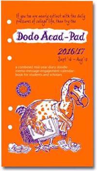 Dodo Acad-Pad 2016 - 2017 Filofax-Compatible Personal Organiser Diary Refill Mid Year / Academic Year, Week to View