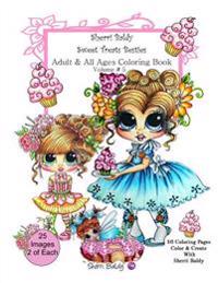 Sherri Baldy My-Besties Sweet Treats Adult Coloring Book