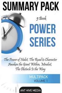 Summary Pack 5 Book Power Series: The Power of Habit, the Road to Character, Awaken the Giant Within, Mindset, the Obstacle Is the Way