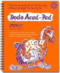 Dodo Acad-Pad 2016 - 2017 Mid Year Desk Diary, Academic Year, Week to View