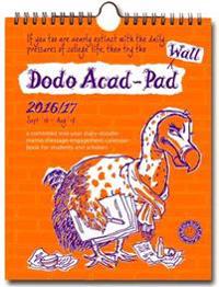 Dodo Wall Acad-Pad 2016 - 2017 Mid Year Calendar, Academic Year, Week to View