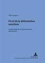 Droit de la Délimitation Maritime