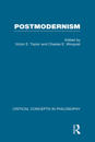 Postmodernism: Critical Concepts
