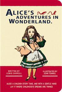 Alice in Wonderland Stitch Pocket Blank Notebook