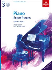 Piano Exam Pieces 2017 & 2018, Grade 3
