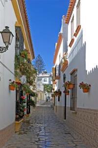 Narrow Cobbled Street in Estepona, Spain Journal: 150 Page Lined Notebook/Diary