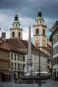 Ljubljana City Centre in Slovenia Journal: 150 Page Lined Notebook/Diary