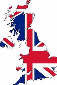 Union Jack United Kingdom UK Map: Blank 150 Page Lined Journal for Your Thoughts, Ideas, and Inspiration