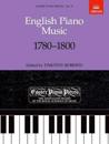 English Piano Music, 1780-1800