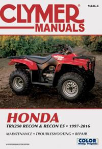 Cylmer Manuals Honda TRX250 Recon & Recon ES 1997-2016
