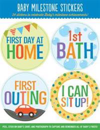 Baby Milestone Stickers: 24 Stickers to Celebrate Baby's Milestone Achievements!