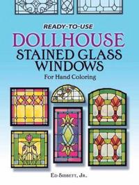 Ready to Use Dollhouse Stained Glass Windows