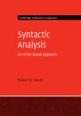 Syntactic Analysis