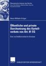 Öffentliche und private Durchsetzung des Kartellverbots von Art. 81 EG