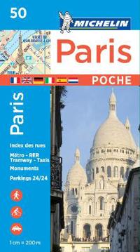 Paris Pocket - Michelin City Plan 50