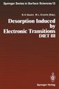 Desorption Induced by Electronic Transitions, DIET III