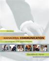 Managerial Communication:  Strategies and Applications