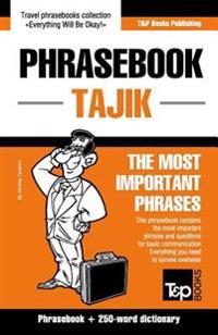 English-Tajik Phrasebook and 250-Word Mini Dictionary