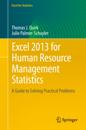 Excel 2013 for Human Resource Management Statistics