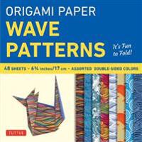 Origami Paper Wave Patterns