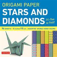 Origami Paper Stars and Diamonds