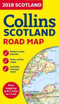 2018 Collins Map of Scotland