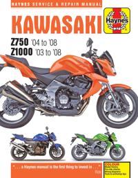 Kawasaki Z750 & Z1000, '03-'08 Haynes Repair Manual