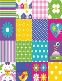 Cute Colorful Quilt 2017 Monthly Planner: 16 Month August 2016-December 2017 Academic Calendar with Large 8.5x11 Pages