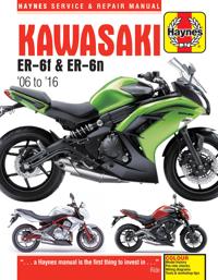 Kawasaki ER-6F (EX650) and ER-6N (ER650) Service and Repair Manual 2006-2016