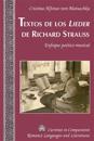 Textos de los Lieder de Richard Strauss