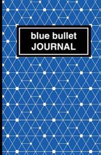 Blue Patterned Bullet Journal: Soft Cover, 5.5 X 8.5 Inch, 200 Pages
