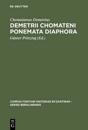 Demetrii Chomateni Ponemata diaphora