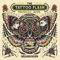 Tattoo Flash Colouring Book