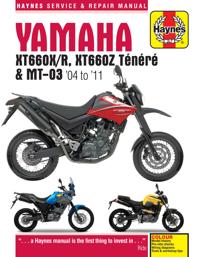 Yamaha XT660 & MT-03 Service and Repair Manual 2004-2011