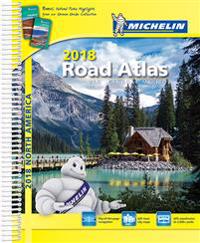 Michelin 2018 Road Atlas USA Canada Mexicao