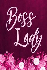 Chalkboard Journal - Boss Lady (Pink): 100 Page 6 X 9 Ruled Notebook: Inspirational Journal, Blank Notebook, Blank Journal, Lined Notebook, Blank Diar