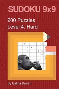 Sudoku 9x9 200 Puzzles: Level 4. Hard