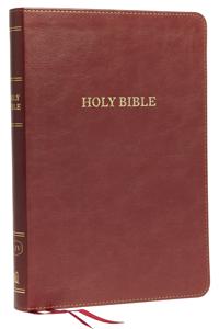 KJV, Thinline Bible, Large Print, Imitation Leather, Burgundy, Red Letter Edition