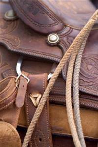 Western Saddle Close-Up Journal: 150 Page Lined Notebook/Diary