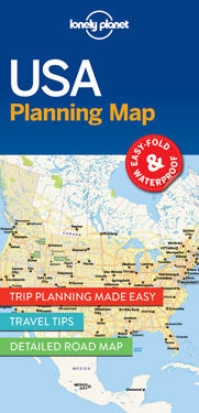 Lonely Planet USA Planning Map - - kartta, viikattu(9781786579096) |  Adlibris kirjakauppa