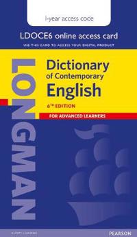 Longman Dictionary of Contemporary English, 1-Year Online Access (Access Code Card)