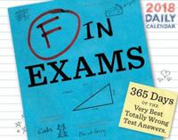 F in Exams 2018 Calendar