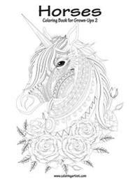 Horses Coloring Book for Grown-Ups 2