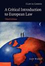 A Critical Introduction to European Law