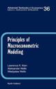 Principles of Macroeconometric Modeling