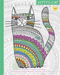 Kitty's Cat: Colouring Book for Adults: Twenty More Patterned, Paper Cats. Essential in Any Colouring Book for Grown-Ups Collection