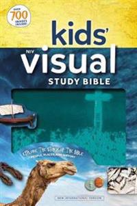 NIV Kids' Visual Study Bible, Imitation Leather, Teal, Full Color Interior: Explore the Story of the Bible---People, Places, and History