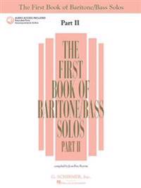 The First Book of Baritone/Bass Solos, Part II [With 2 CD's]